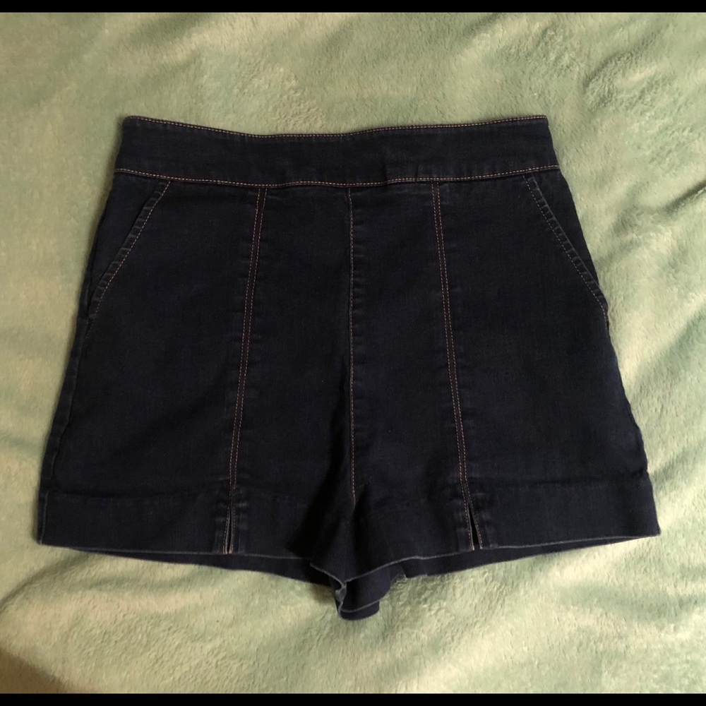 denim shorts
